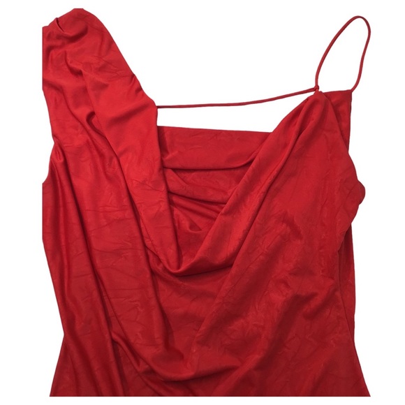 ASTR - ASYMMETRICAL BODYSUIT Salsa (color) - NWOT Size M - Picture 13 of 16